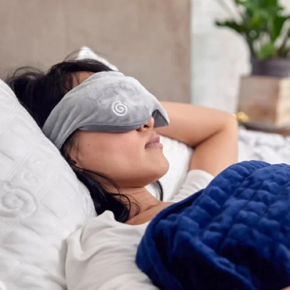 Gravity Weighted Sleep Mask Gray — NWOT
